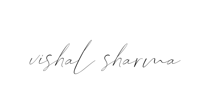 Vishal-sharma signature