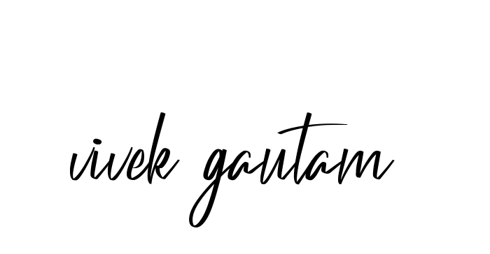 Vivek-gautam signature