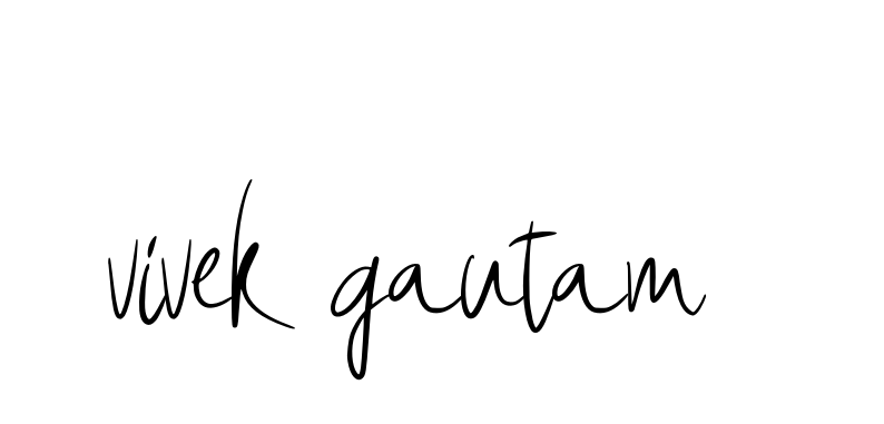 Vivek-gautam signature
