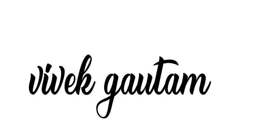 Vivek-gautam signature