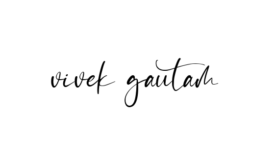 Vivek-gautam signature