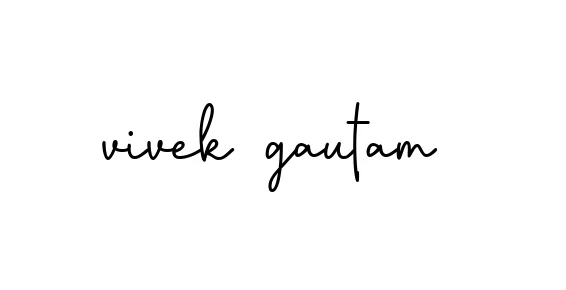 Vivek-gautam signature