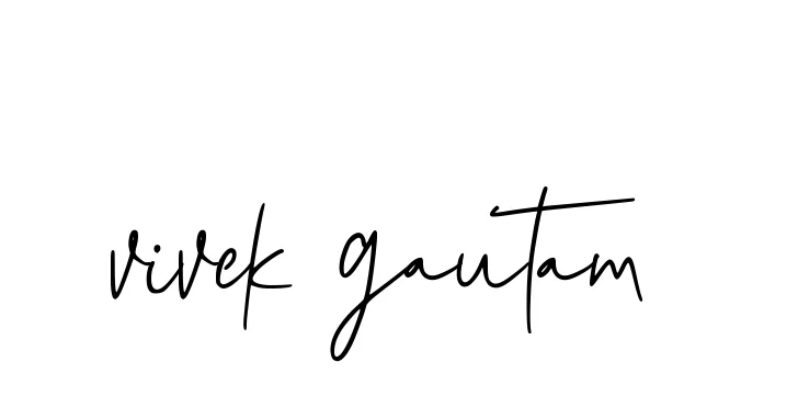 Vivek-gautam signature