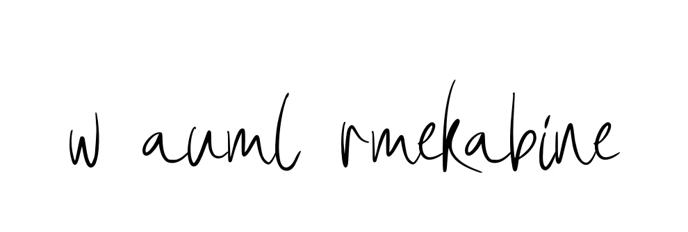 Handwritten Signature for W-auml-rmekabine - Style 146 Online