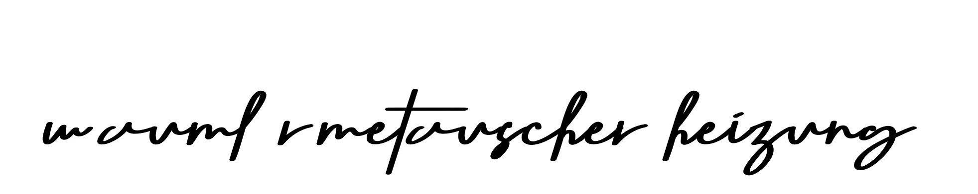 Handwritten Signature for W-auml-rmetauscher-heizung - Style 135 Online