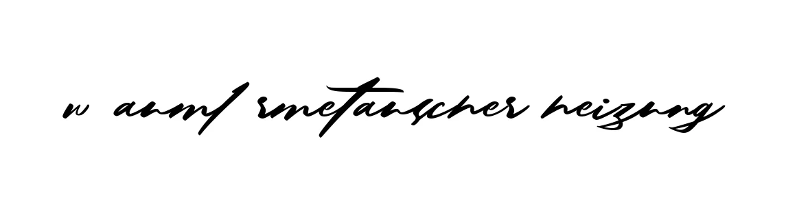 Handwritten Signature for W-auml-rmetauscher-heizung - Style 140 Online