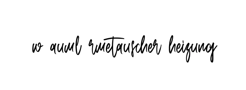 Handwritten Signature for W-auml-rmetauscher-heizung - Style 143 Online