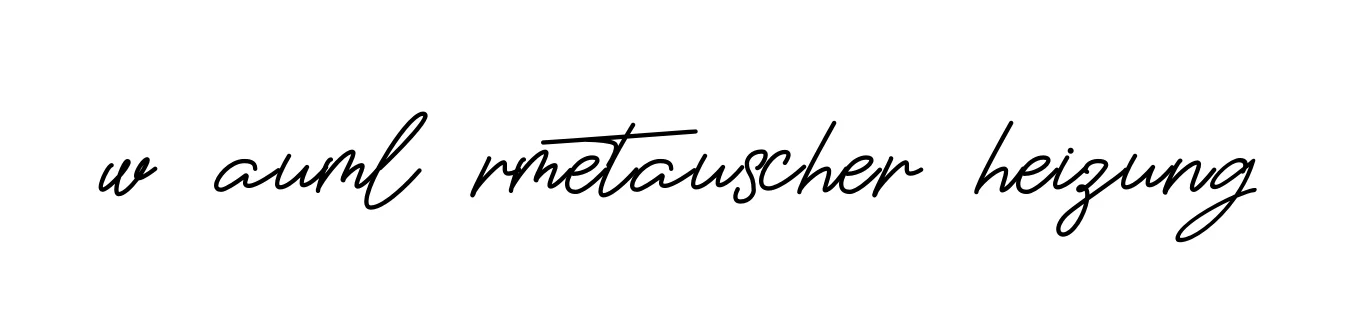 Handwritten Signature for W-auml-rmetauscher-heizung - Style 150 Online