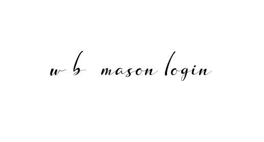 Handwritten Signature for W-b--mason-login - Style 132 Online