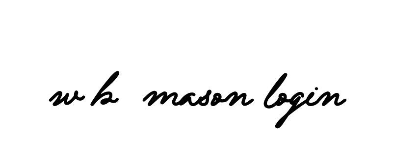 Handwritten Signature for W-b--mason-login - Style 138 Online