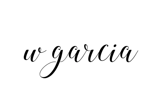 Handwritten Signature for W-garcia - Style 144 Online