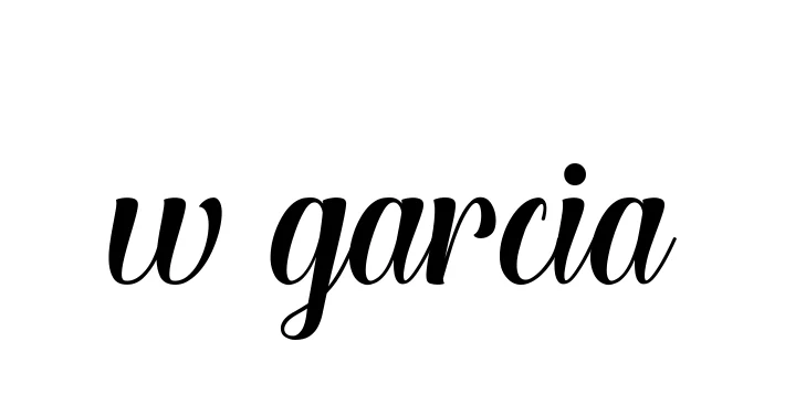 Handwritten Signature for W-garcia - Style 148 Online