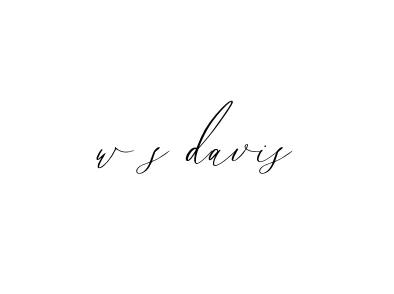 Handwritten Signature for W-s-davis - Style 134 Online