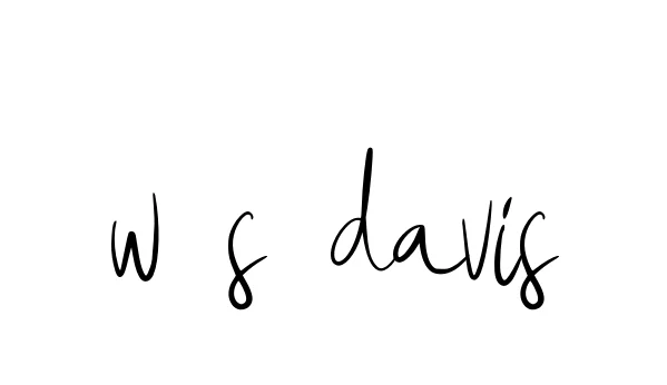 Handwritten Signature for W-s-davis - Style 146 Online