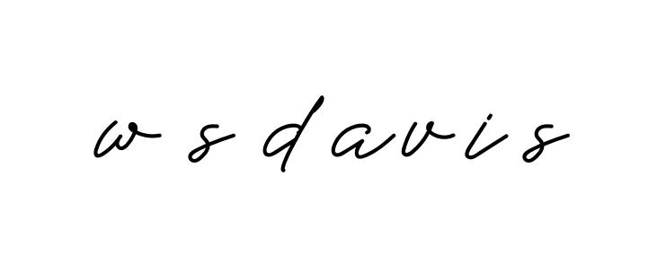 Handwritten Signature for W-s-davis - Style 152 Online