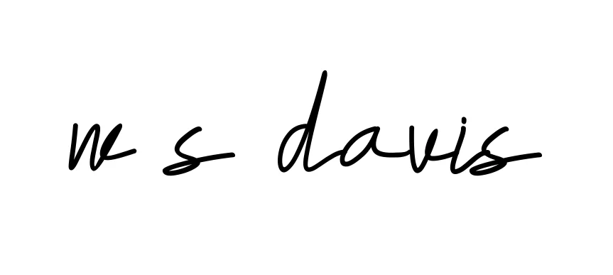 Handwritten Signature for W-s-davis - Style 155 Online