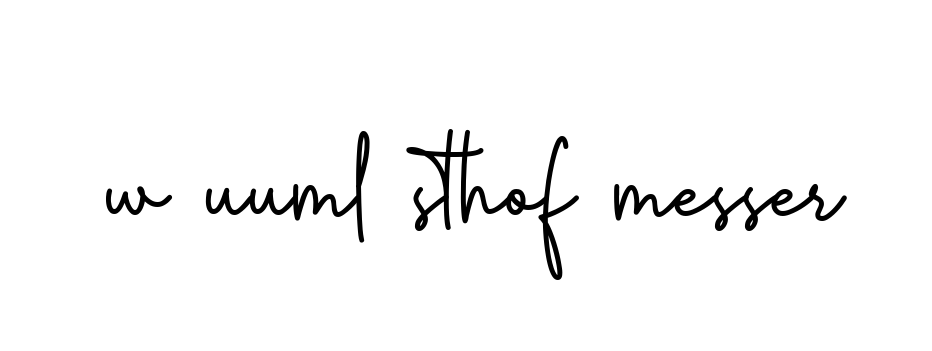 W-uuml-sthof-messer signature