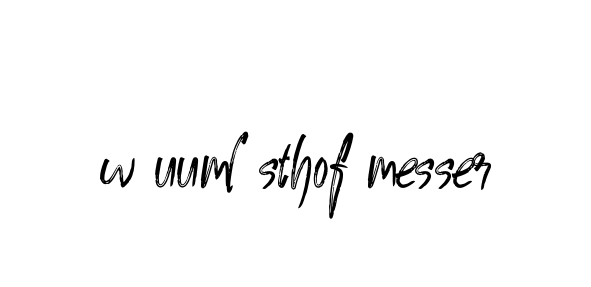 W-uuml-sthof-messer signature