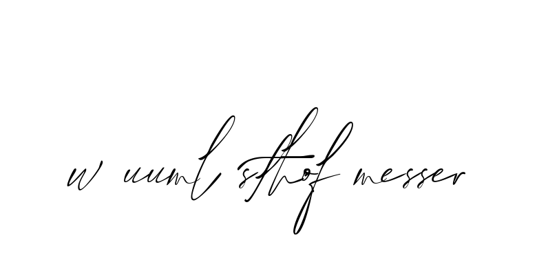 W-uuml-sthof-messer signature