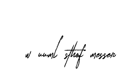 W-uuml-sthof-messer signature