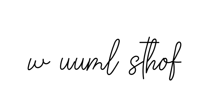 Handwritten Signature for W-uuml-sthof - Style 145 Online