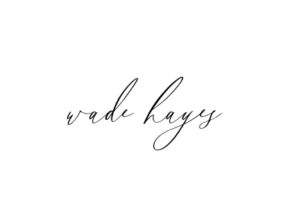 Handwritten Signature for Wade-hayes - Style 134 Online