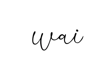 Handwritten Signature for Wai - Style 147 Online