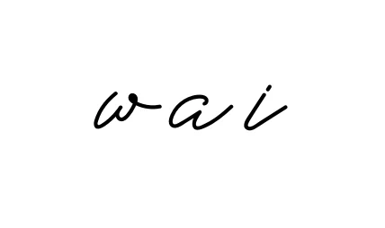 Handwritten Signature for Wai - Style 152 Online