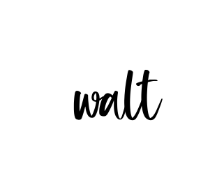 Walt signature