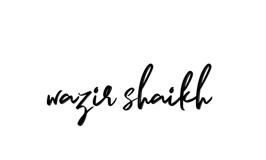 Handwritten Signature for Wazir-shaikh - Style 141 Online