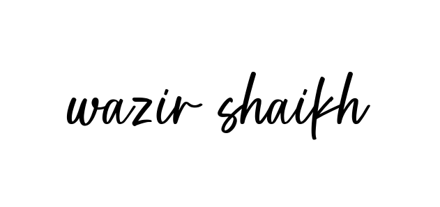 Handwritten Signature for Wazir-shaikh - Style 142 Online