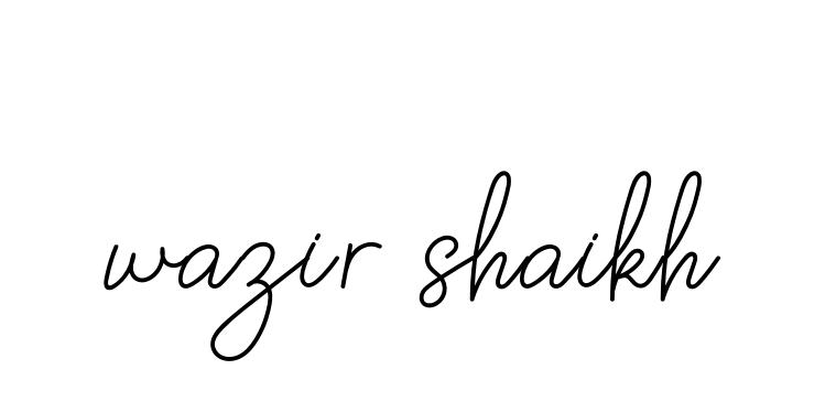 Handwritten Signature for Wazir-shaikh - Style 145 Online