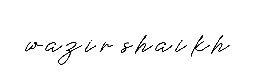 Handwritten Signature for Wazir-shaikh - Style 152 Online