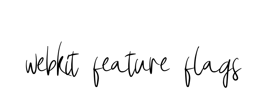 Handwritten Signature for Webkit-feature-flags - Style 146 Online