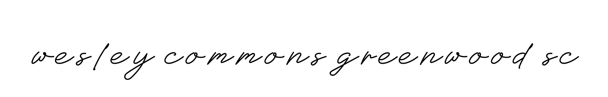 Handwritten Signature for Wesley-commons-greenwood-sc - Style 152 Online