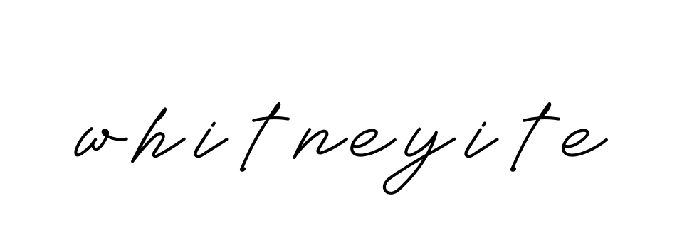 Handwritten Signature for Whitneyite - Style 152 Online