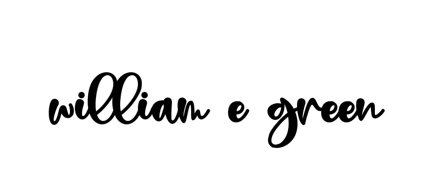Handwritten Signature for William-e-green - Style 136 Online