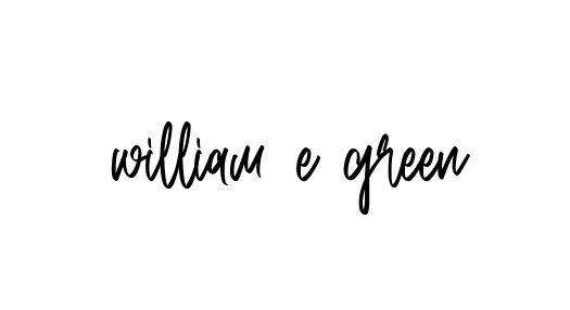 Handwritten Signature for William-e-green - Style 143 Online