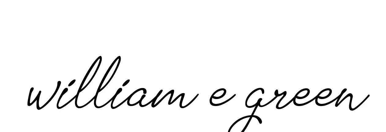 Handwritten Signature for William-e-green - Style 151 Online