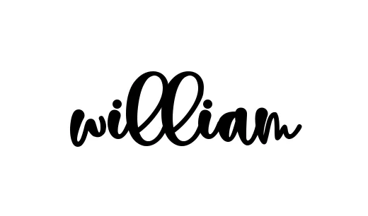 Handwritten Signature for William - Style 136 Online