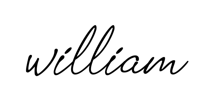 Handwritten Signature for William - Style 151 Online