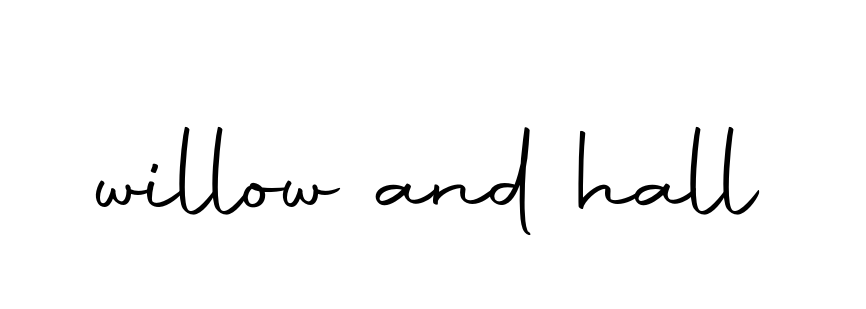 Willow-and-hall signature