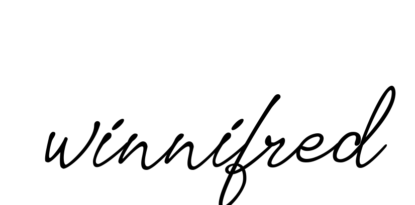 Handwritten Signature for Winnifred - Style 151 Online
