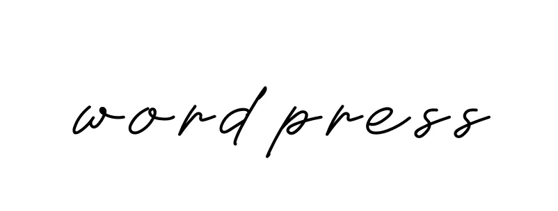 Handwritten Signature for Wordpress - Style 152 Online