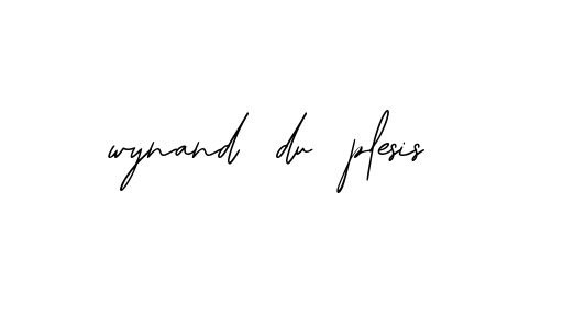 Handwritten Signature for Wynand-du-plesis- - Style 139 Online