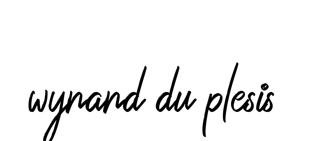 Handwritten Signature for Wynand-du-plesis- - Style 149 Online