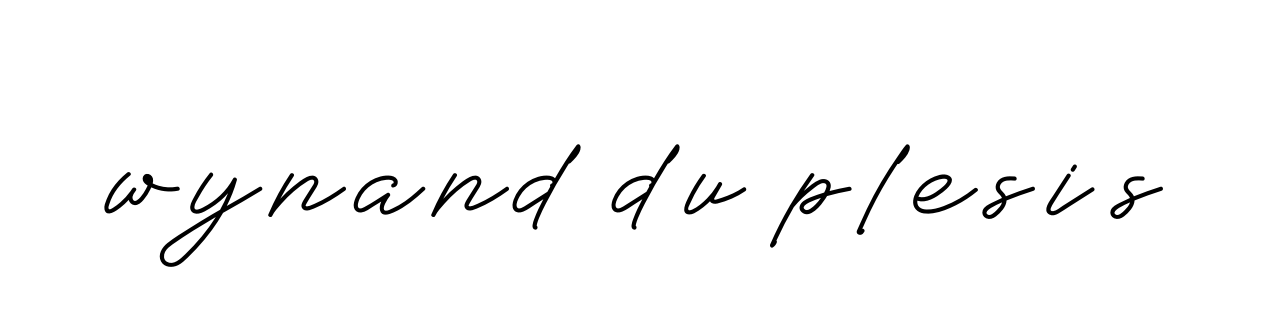Handwritten Signature for Wynand-du-plesis- - Style 152 Online