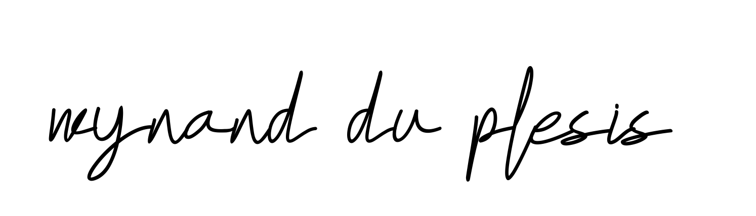 Handwritten Signature for Wynand-du-plesis- - Style 155 Online