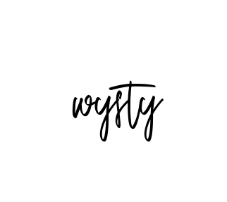 Handwritten Signature for Wysty - Style 143 Online