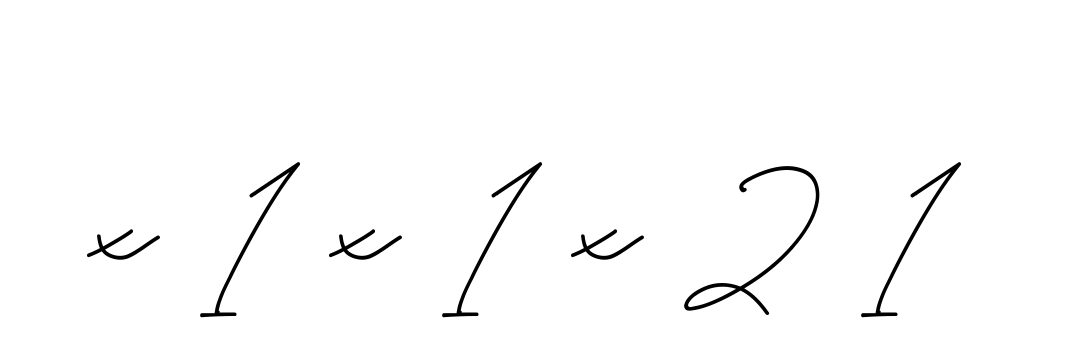 X-1-x-1-x-2-1 signature